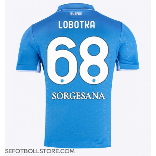 SSC Napoli Stanislav Lobotka #68 Replika Hemmatröja 2024-25 Kortärmad